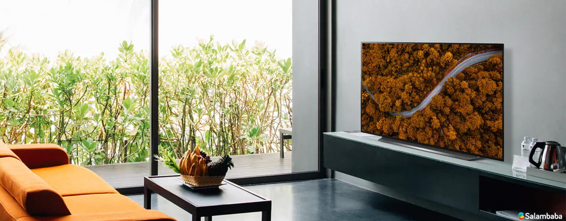 طراحی مدرن تلویزیون اولد ال جی 65cx